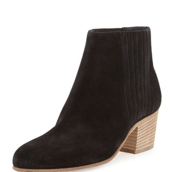 Vince Haider Suede Bootie Black Size 6.5 - Picture 11 of 13